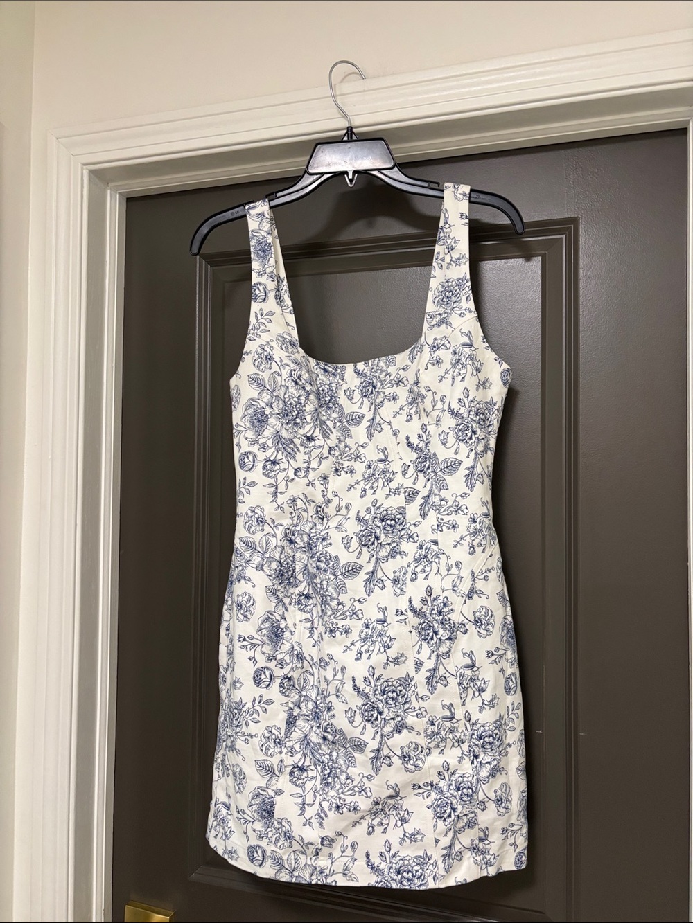 Christian Lacroix floral square neck mini dress 4
